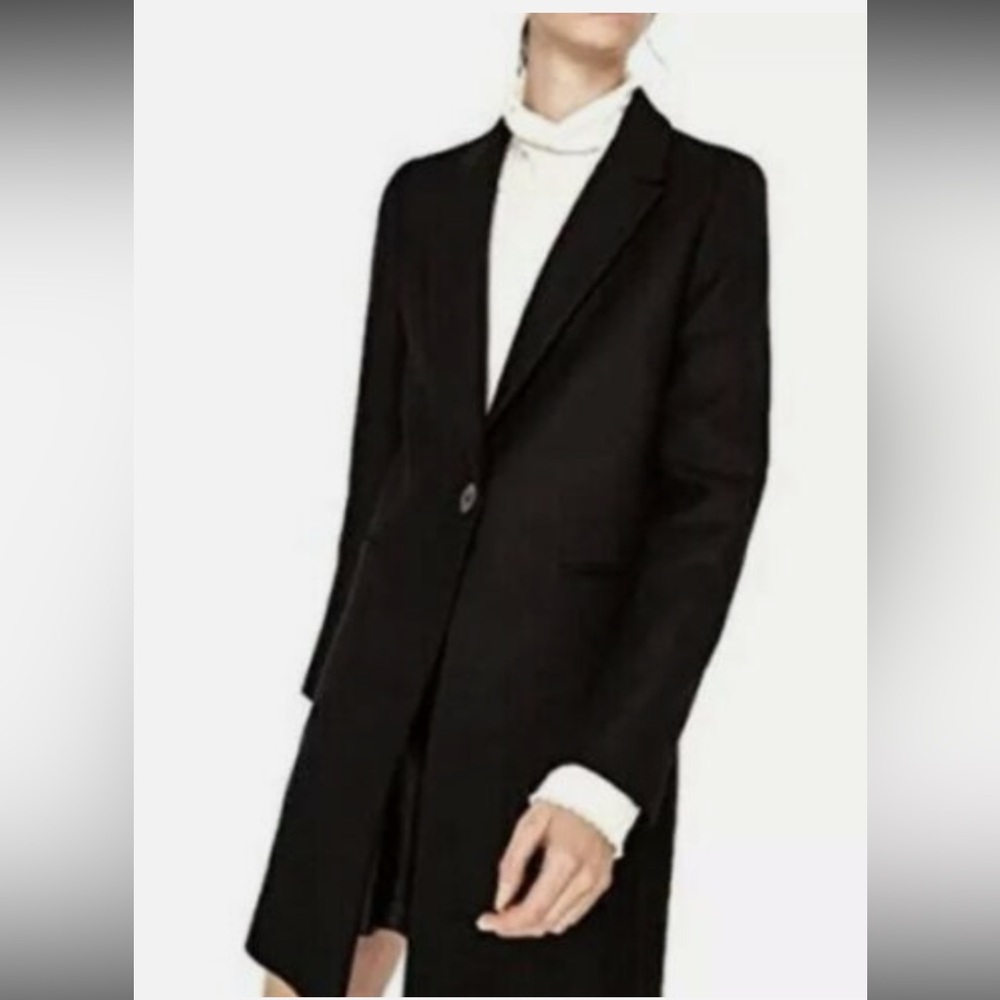 ZARA Women Wool Blend Masculine Coat